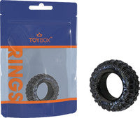 TOYBOX טבעת אלסטית עבה בצורת צמיג