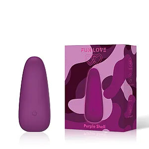 תמונה של ויברטור דגדגני שטוח 10 מצבים  | Purple Shell