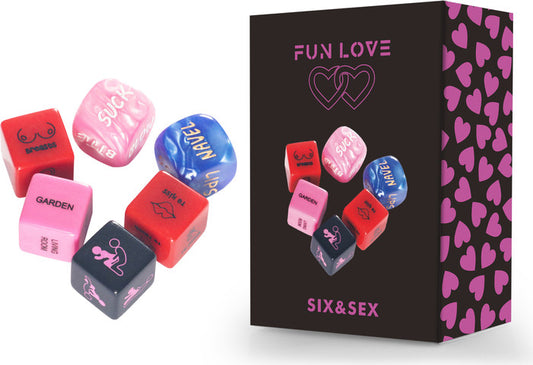 קוביות משחק שובבות לזוג | SIX&SEX