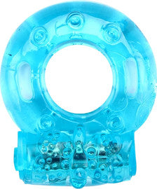 CHISA טבעת רטט CHISA Reusable Cock Ring בצבע כחול